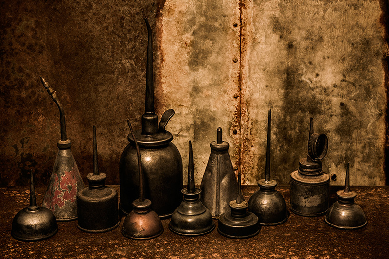 Eleven Oil Cans
