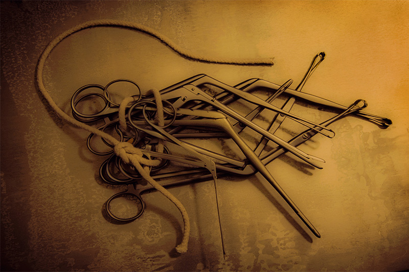 Numbers Series #4: Eight Bound Alligator Forceps