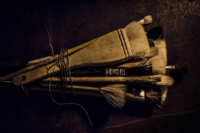 Numbers Series #4: Thirteen Bound Brushes
