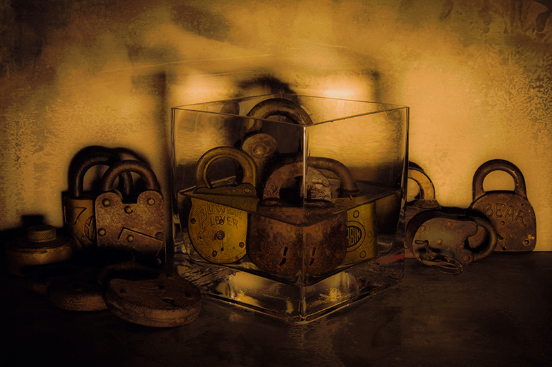 Numbers Series #5: Four Submerged Locks