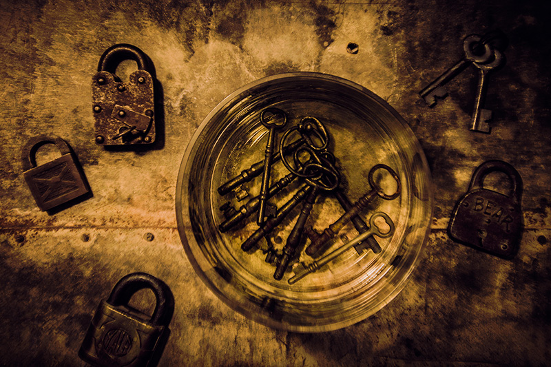 Number Series #5: Eight Submerged Keys