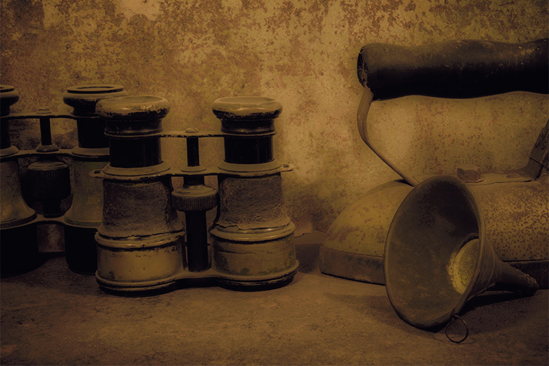 Iron, Funnel, & Binos